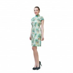 Платье Ципао зеленое XL 