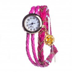 Часы Fashion женские d=2,5 см. круглые (цвета в ассорт.)