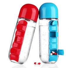 Бутылка с органайзером для таблеток Pill & Vitamin Organizer 