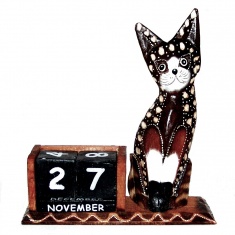 Календарь настольный Кошка