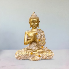 Будда малый Полистоун, 12 см (кор. 64 - 32 по 2 шт) Будда малый Полистоун, 12 см (кор. 64 - 32 по 2 шт)