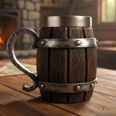 Кружка Пивная бочка круглая, 550 мл, кор. 36 шт. Кружка Пивная бочка круглая, 550 мл, кор. 36 шт.