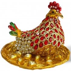 Шкатулка Курица наседка Шкатулка Курица наседка